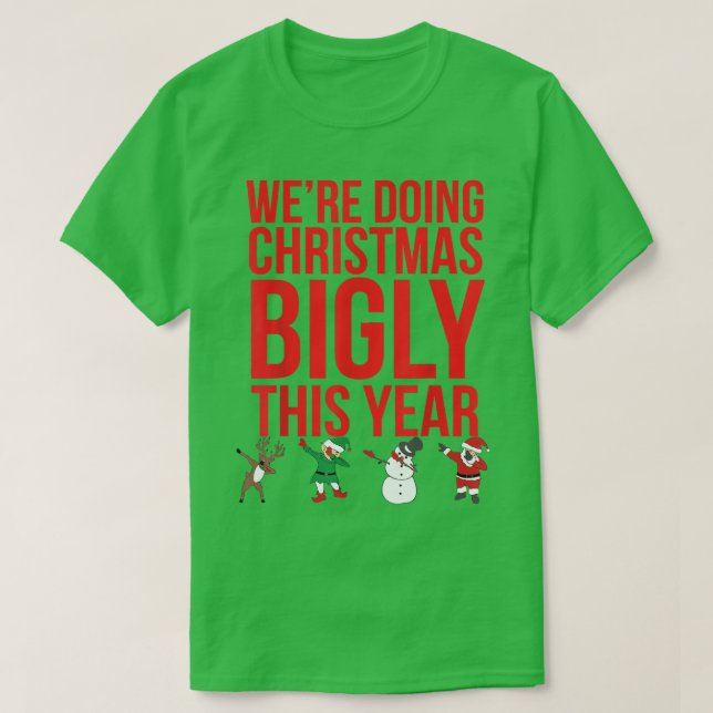 Camiseta de Natal Engraçada para os Papais noeis d (Frente do Design)