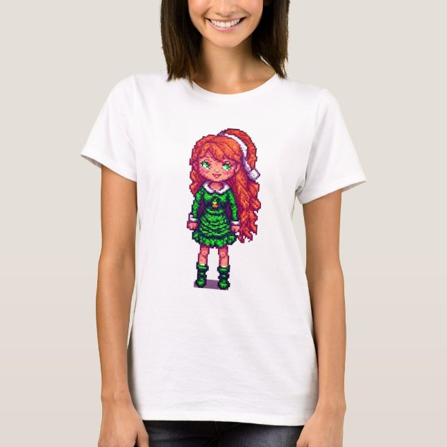 camiseta de natal feminina (Frente)