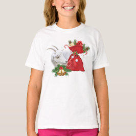 Camiseta de Natal Gato
