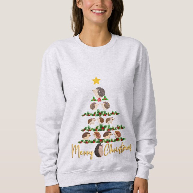 Camiseta de Natal Hedge Hog (Frente)