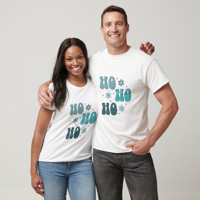 Camiseta de Natal Ho Ho Ho (Unissex)