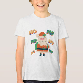 Camiseta de Natal Ho Ho Ho | Gráfico de Férias Div