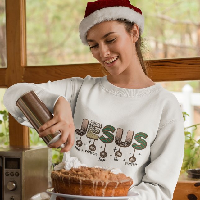Camiseta de natal Jesus (modern christmas sweatshirt, christmas sweatshirts, christmas sweatshirt, sweatshirt chirstmas)