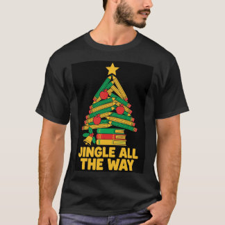 Camiseta de Natal Jingle All The Way para Professo