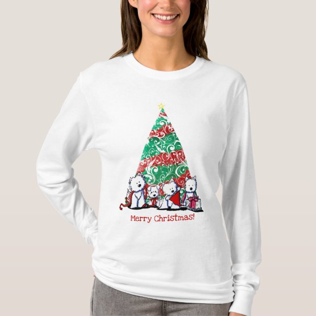 Camiseta de Natal KiniArt (Frente)