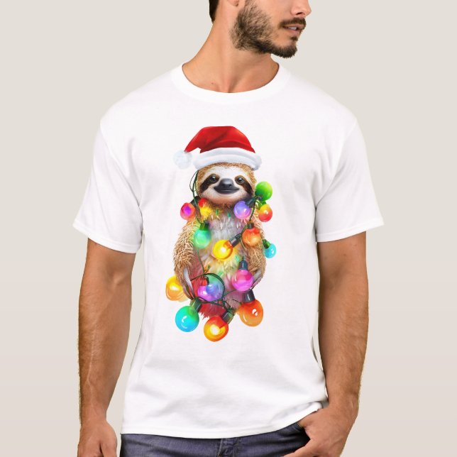 Camiseta de Natal Lenta (Frente)