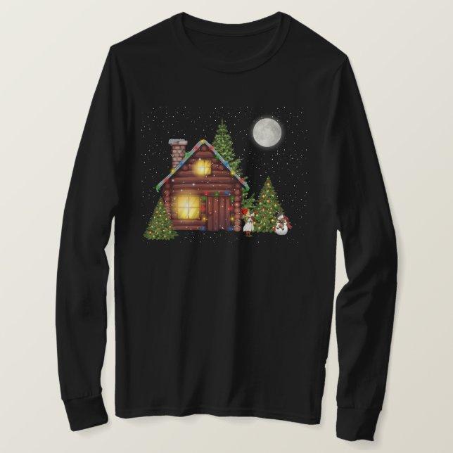 Camiseta de Natal Manga Longa (Frente do Design)