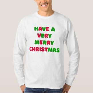 Camiseta de Natal Manga Longa Masculina