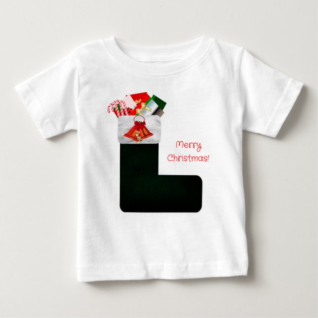 Camiseta de Natal para bebê (Frente)