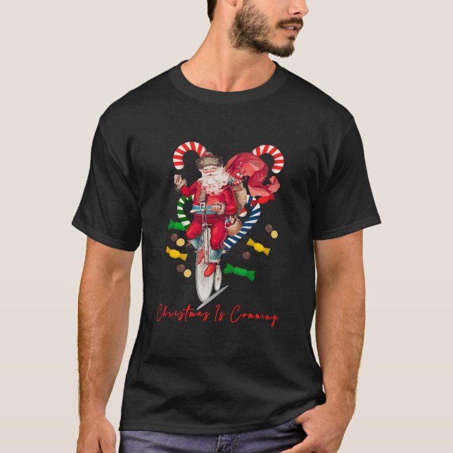 Camiseta de Natal para Cumming Engraçada de Natal  (Frente)