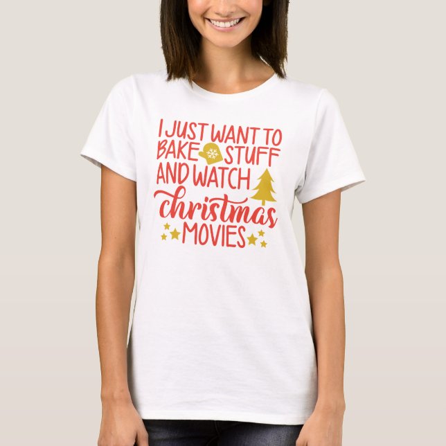 Camiseta de Natal para Mulheres (Frente)