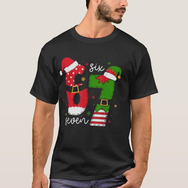 Camiseta de Natal Pernas de Elfo Engraçadas – Féri (Frente)