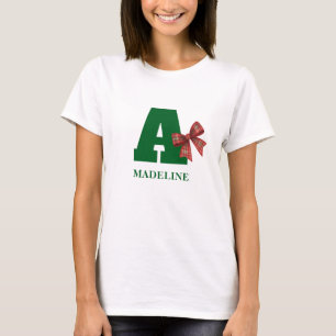 Camiseta de Natal Personalizada da Família com Nom