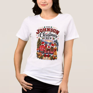 Camiseta de Natal Personalizada para Família