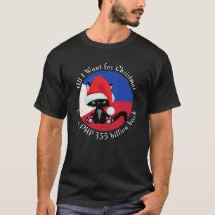 Camiseta de Natal PHP 355 Bilhões Filipinas