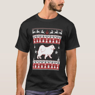 Camiseta de Natal Samoyed Febre - Xmas - Samo