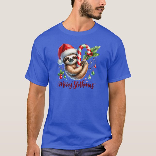 Camiseta de Natal, Slothmas de Natal (Frente)