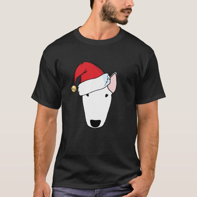 Camiseta de Natal terrier Papais noeis (Frente)