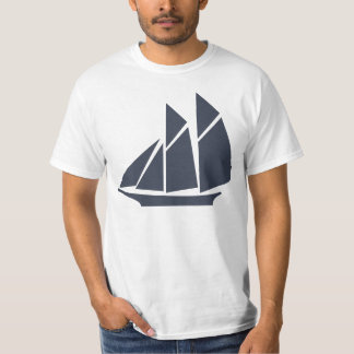 Camiseta de navio à vela