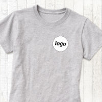Camiseta de negócios promocional com brasão de log