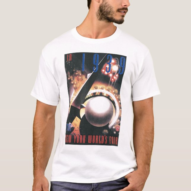 Camiseta De New York a feira 1939 de mundo (Frente)