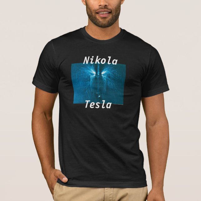 Camiseta de Nikola Tesla (Frente)