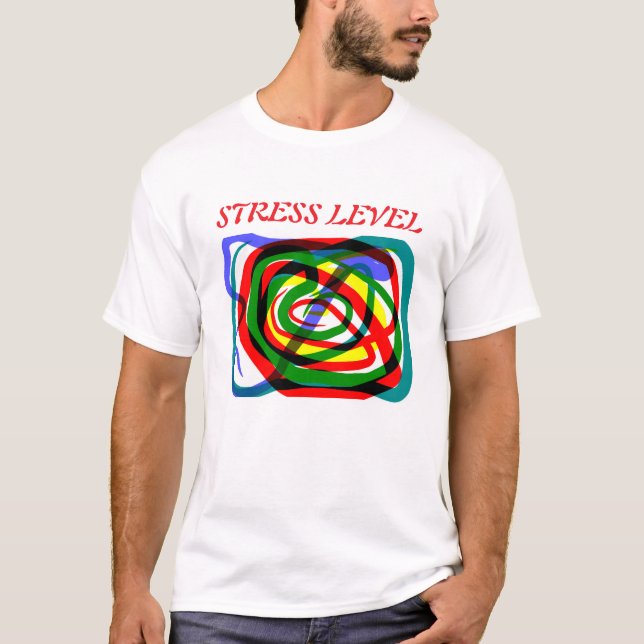 Camiseta de Nível de Estresse (Frente)