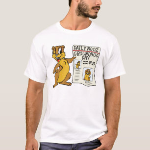 Camiseta De "notícias do dia Groundhog "