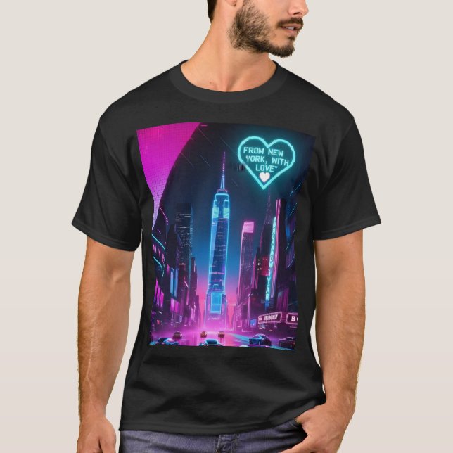 Camiseta De Nova Iorque, com amor - City Vibes (Frente)