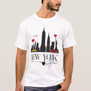 Camiseta De Nova Iorque, com amor - grande energia da maçã