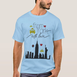 Camiseta De Nova Iorque, com amor - Pulso de Cidade
