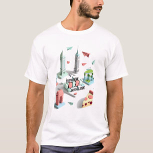 Camiseta De Nova Iorque, com amor - Taxi Life Horns,