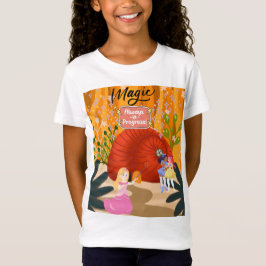Camiseta de Nova Jersey, das Meninas em Andamento