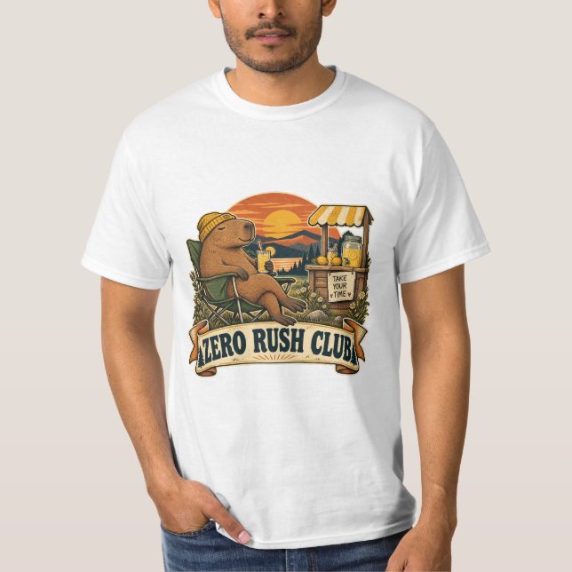 Camiseta de novidade fofa – Clube Zero Rush (Frente)