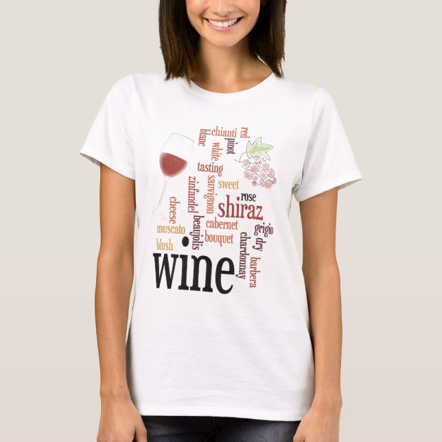 Camiseta de Nuvem de Vinho (Frente)