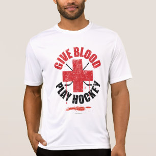 Camiseta Dê o hóquei v1 do jogo do sangue