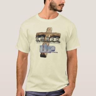 Camiseta De "O t-shirt dos homens S.O.B.E.R.U.P." - bege