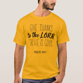 Camiseta Dê Obrigados ao Senhor, pois ele é bom