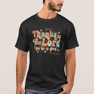 Camiseta Dê Obrigados Ao Senhor Porque Ele É Um Bom G Relig