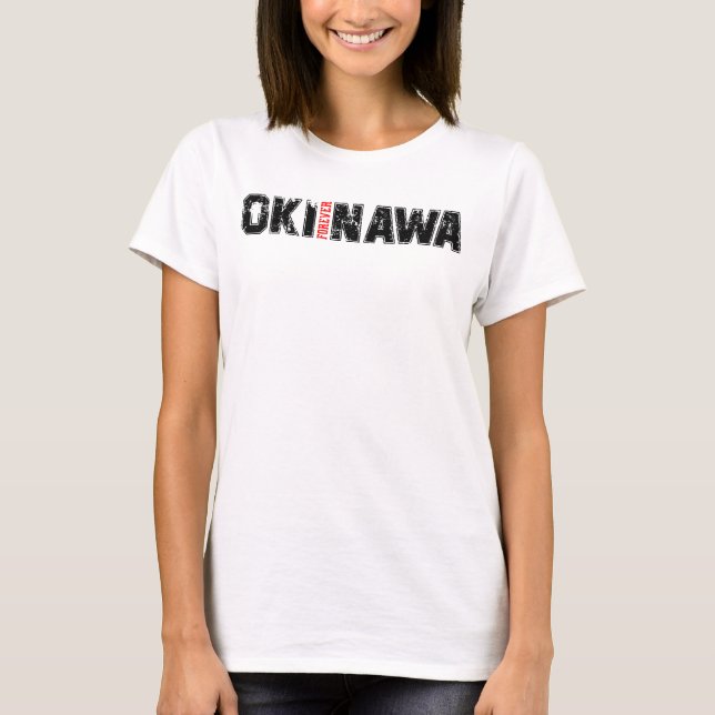 Camiseta de Okinawa para sempre (Frente)