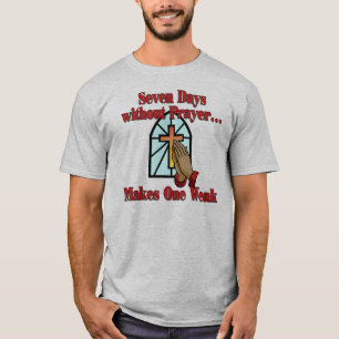 Camiseta de Oração Cristã, Camisetas Cristãs Engra