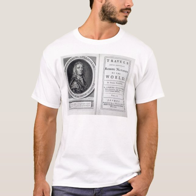 Camiseta De "os viagens Gulliver por Jonathan Swift, 1726 (Frente)