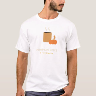 Camiseta de Outono da Temporada da Especiaria de A