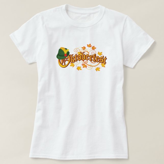 Camiseta de Outono do Oktoberfest (Frente do Design)