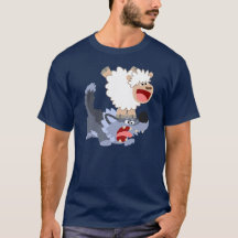 Camiseta de Ovelha de Desenho Animado Fofo Brincan