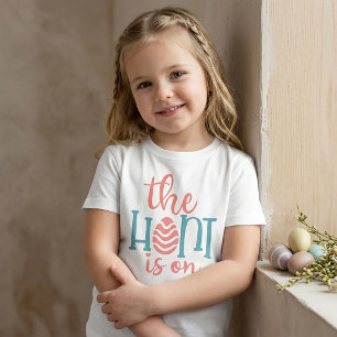 Camiseta de Ovo de Páscoa The Hunt is On para Cria