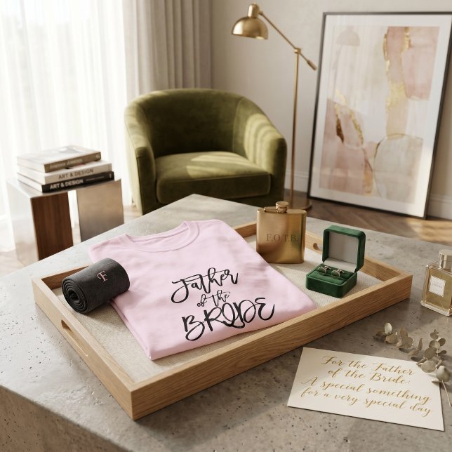 Camiseta de Pai da Noiva para Festa de Casamento (Criador carregado)