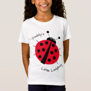 Camiseta de pai Ladybug Raparigas Cartoon T-Shirt