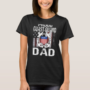 Camiseta de Pai Orgulhoso da Guarda Costeira Veter