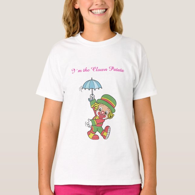Camiseta de palhaço brincalhão (Frente)